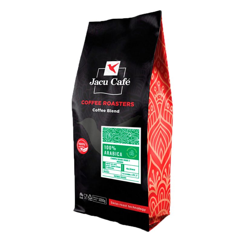 Кава Jacu Cafe Ethiopia Sidamo Gr2 Nensebo