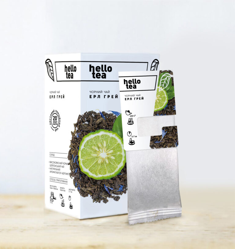 Чай HELLO TEA  "Ерл Грей чорний чай" 20 фп